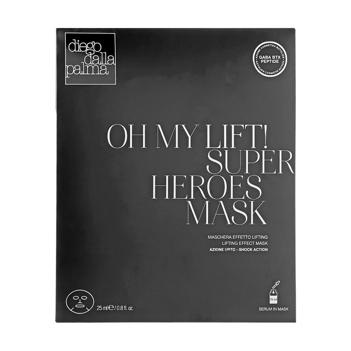 Антивікова ліфтингова маска для обличчя Diego Dalla Palma Oh My Lift! Lifting Effect Mask, 1 шт